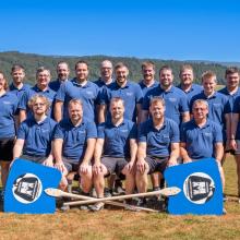 Gruppenfoto HG Messen Aufstieg 1. Liga 